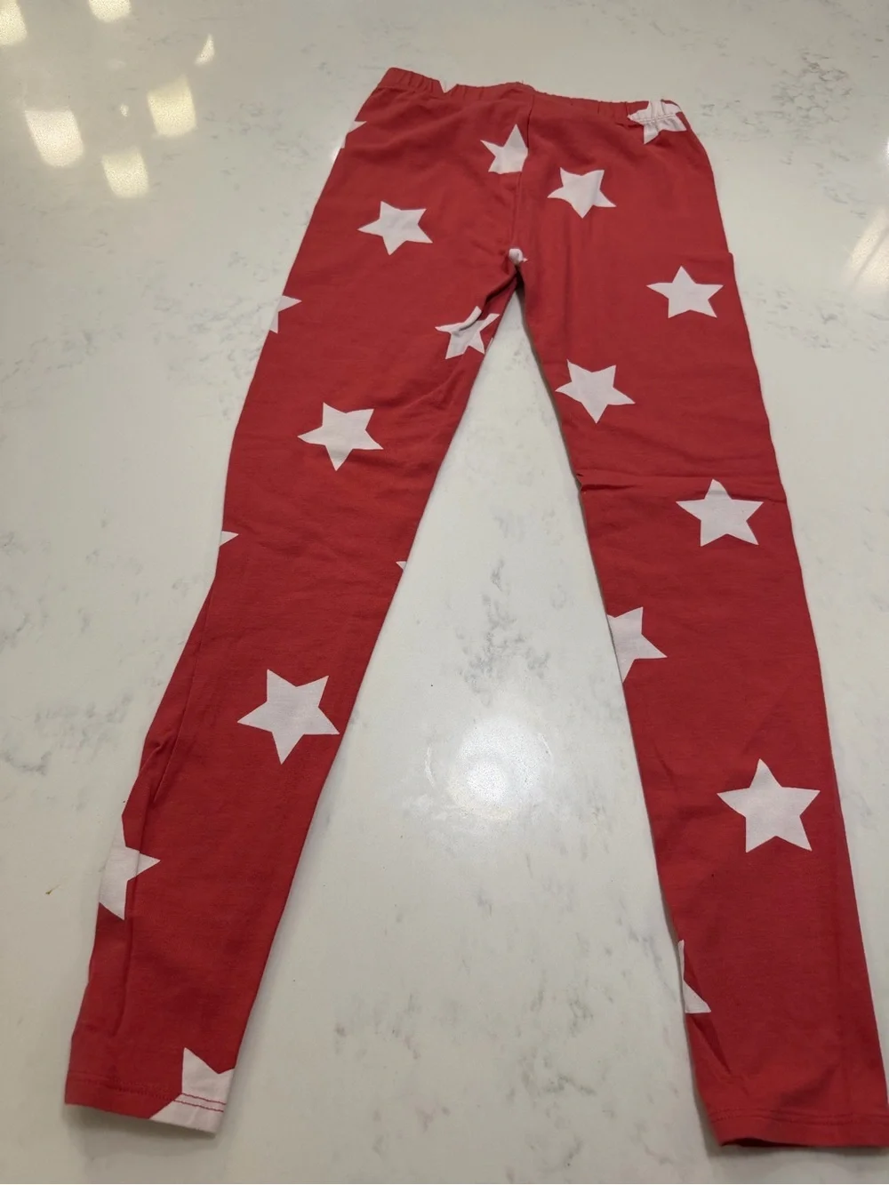 GAP Red Jeggings with White Star Print